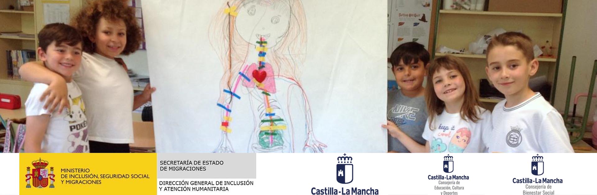 Los alumnos y alumnas del CEIP Fuente del oro imaginan “¿cómo es nuestro cuerpo por dentro?”