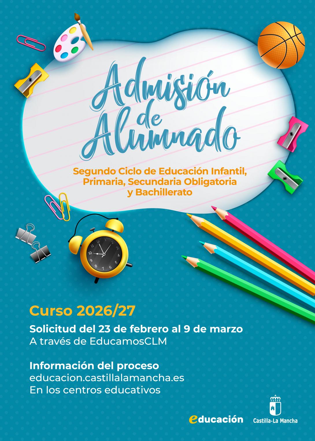 Admisión de alumnos 2026/27