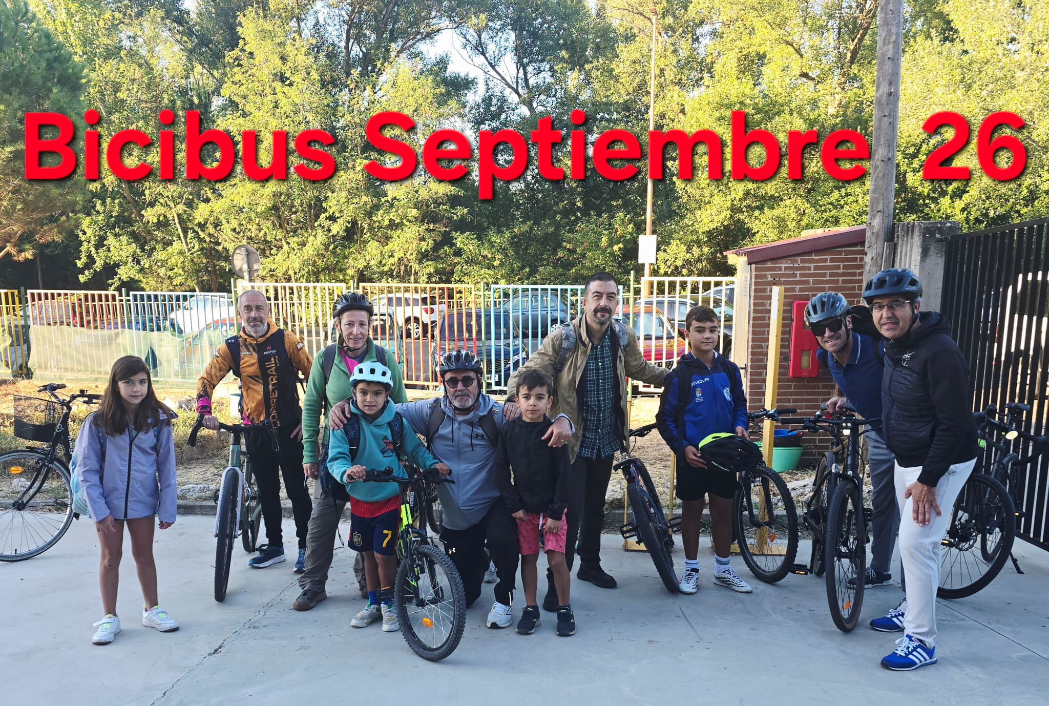 ¡Comenzamos con el bicibus!